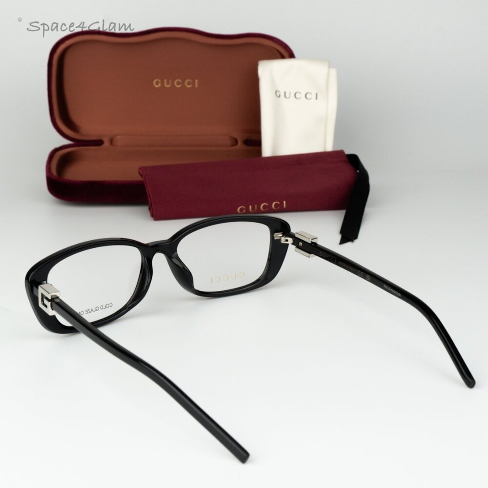 Gucci Women Eyeglasses Black Demo Square GG1685OK 001 BRAND NEW - Picture 8 of 10